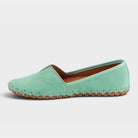 Spring Step Kathaleta Mint Green Suede Loafer