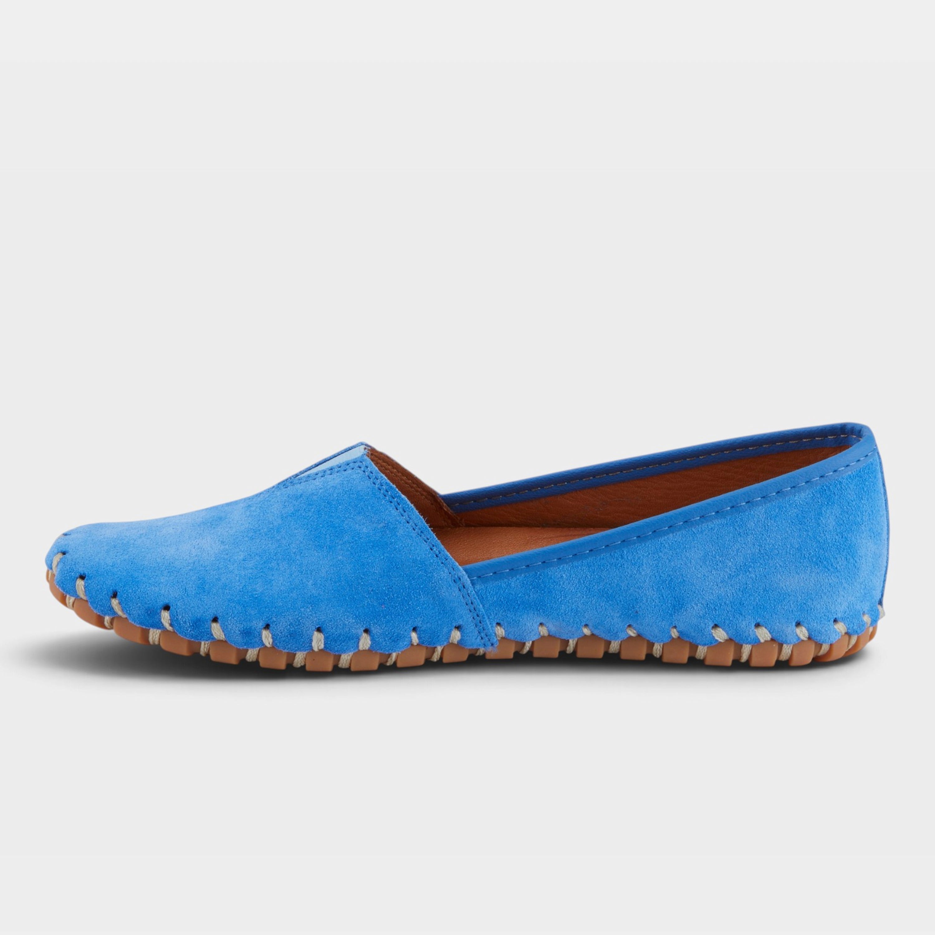 Spring Step Kathaleta Sky Blue Suede Loafer