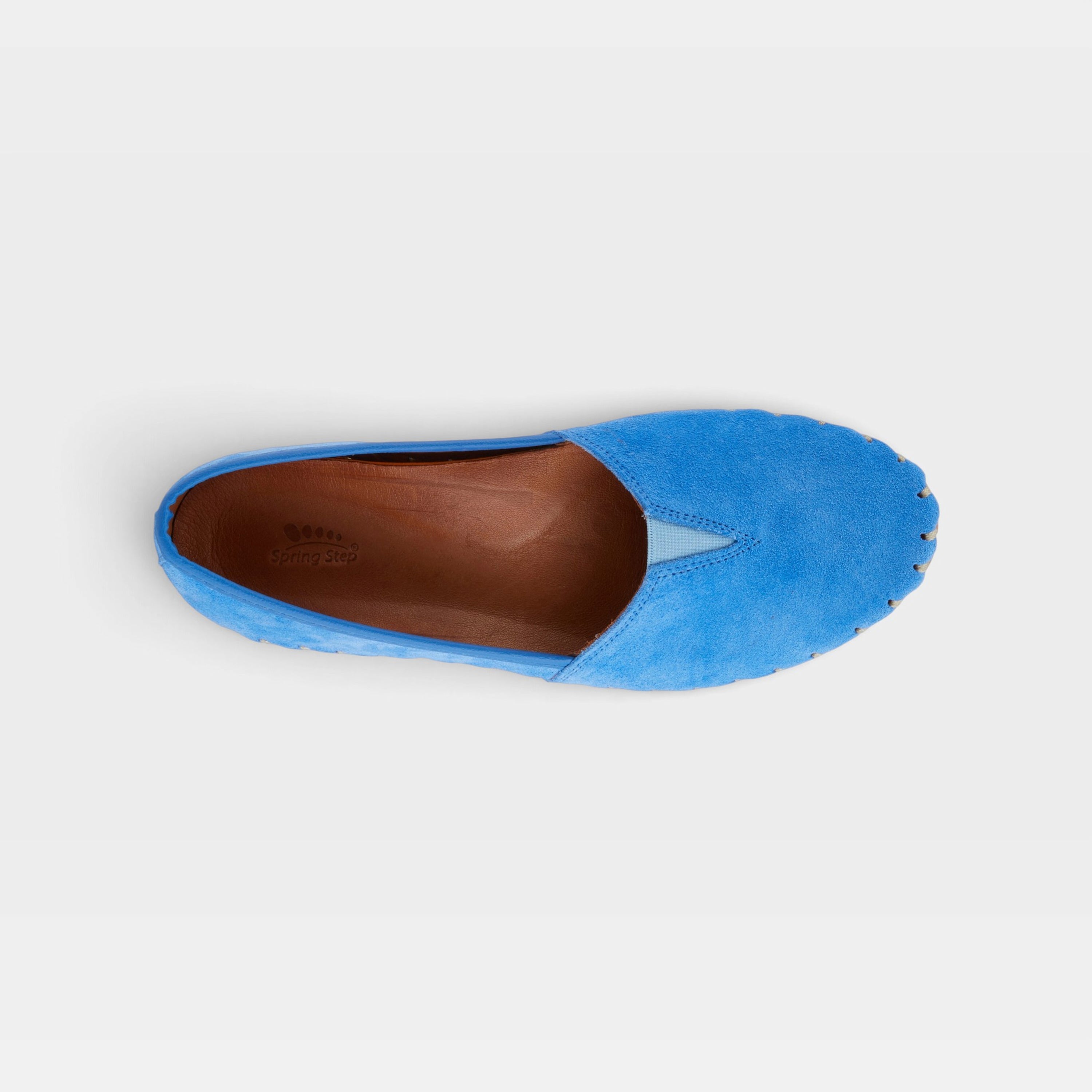 Spring Step Kathaleta Sky Blue Suede Loafer
