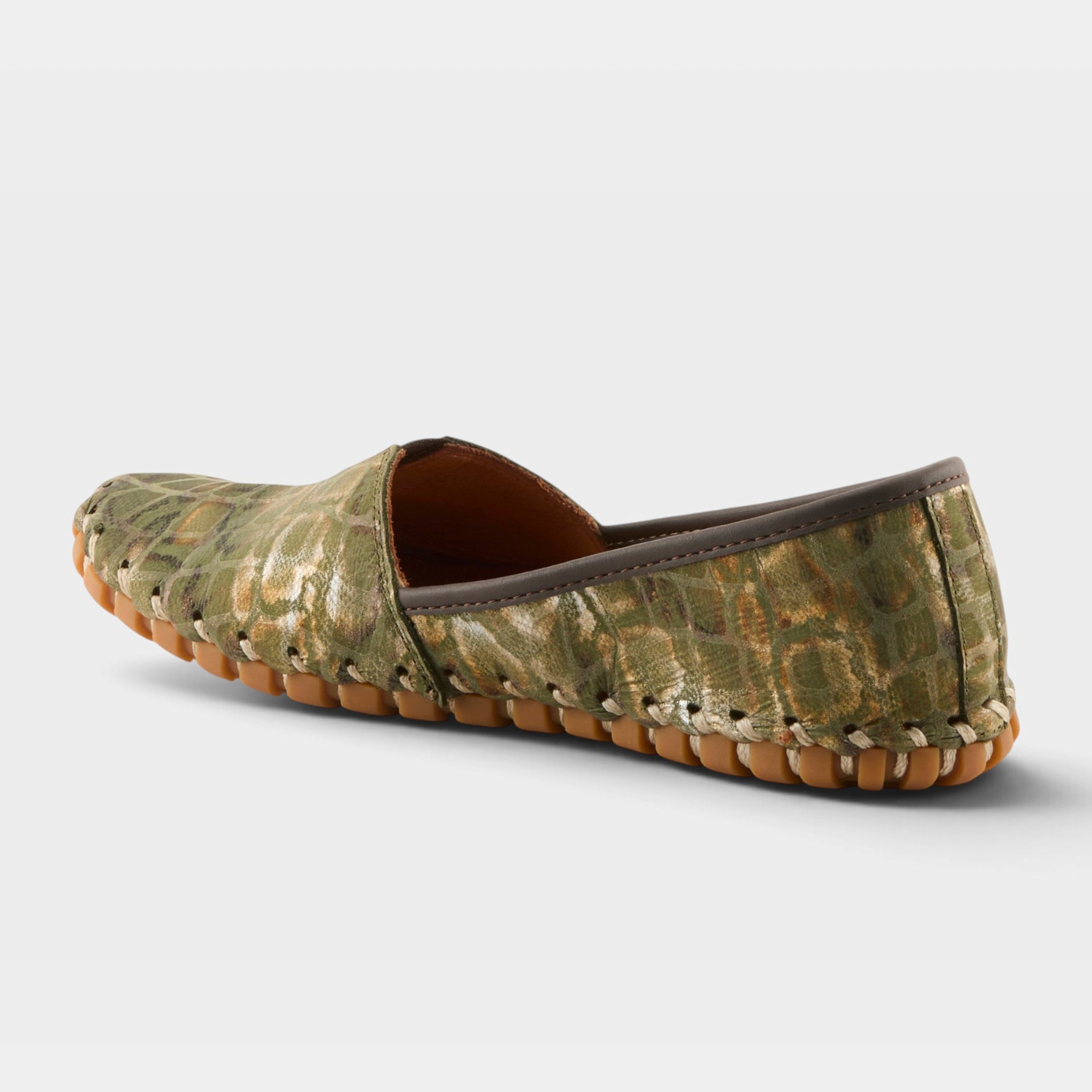 Spring Step Kathaleta-Spice Olive Multi Casual Shoe