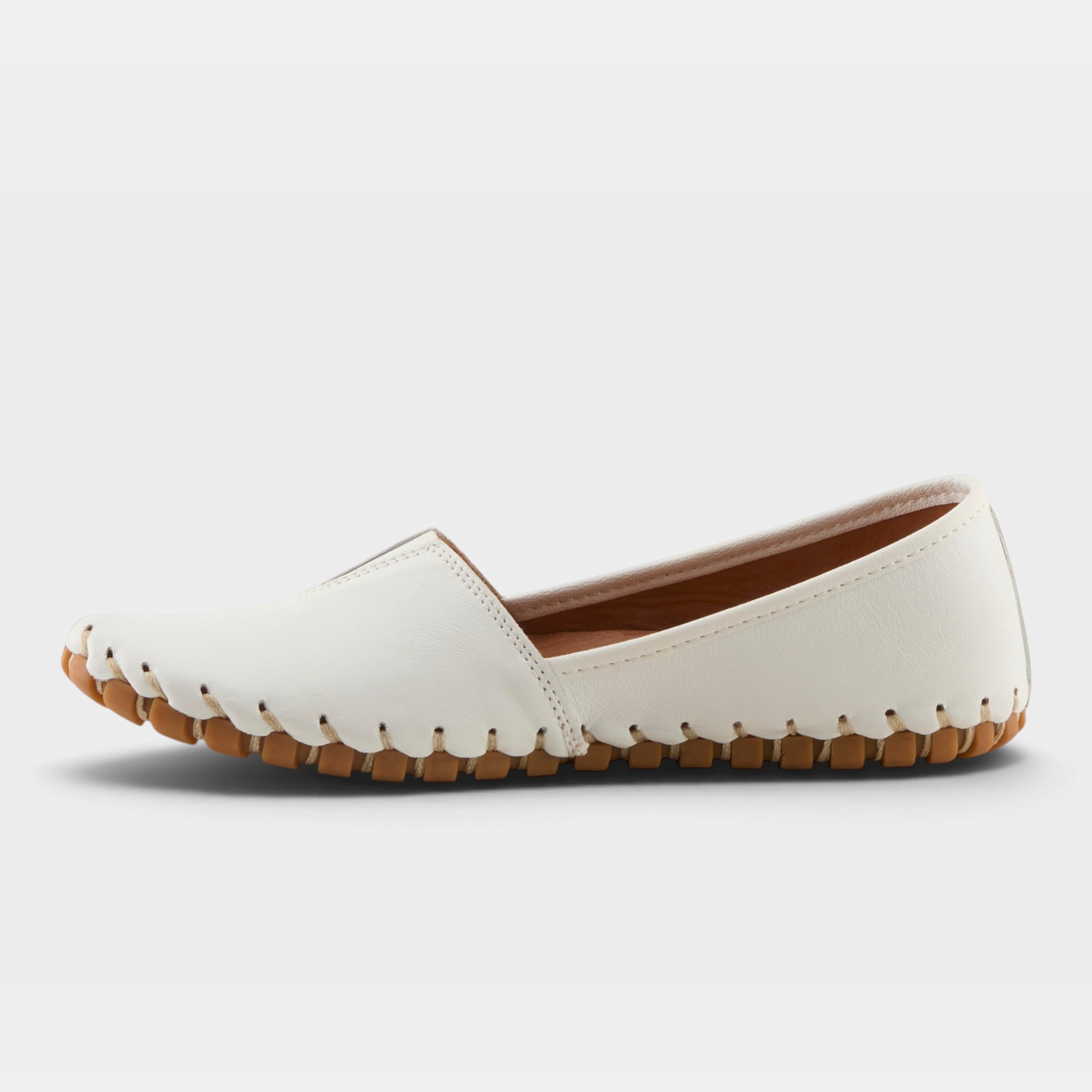 Spring Step Kathaleta White Loafer