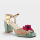 Azura Katriel Gold Multi Sandal