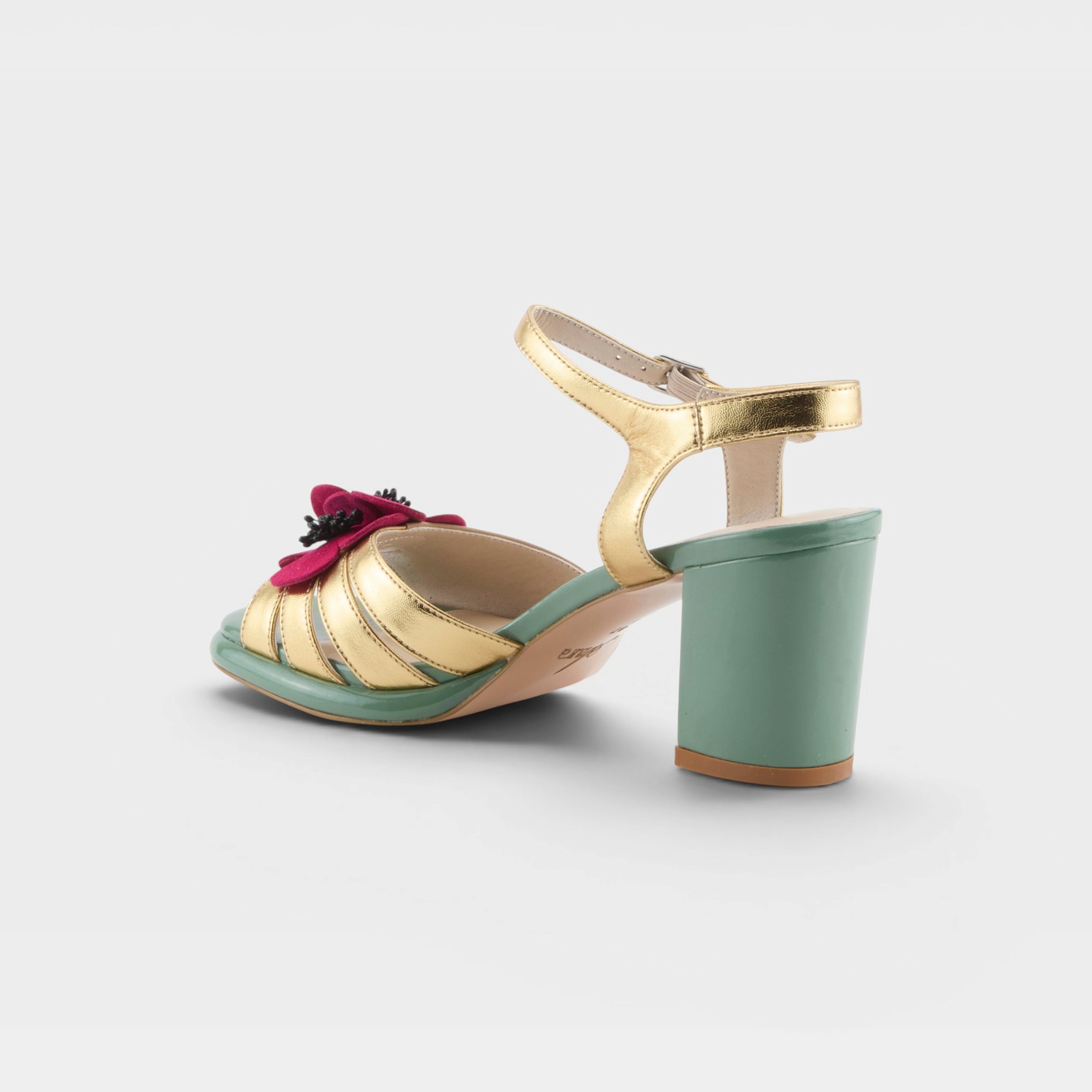 Azura Katriel Gold Multi Sandal