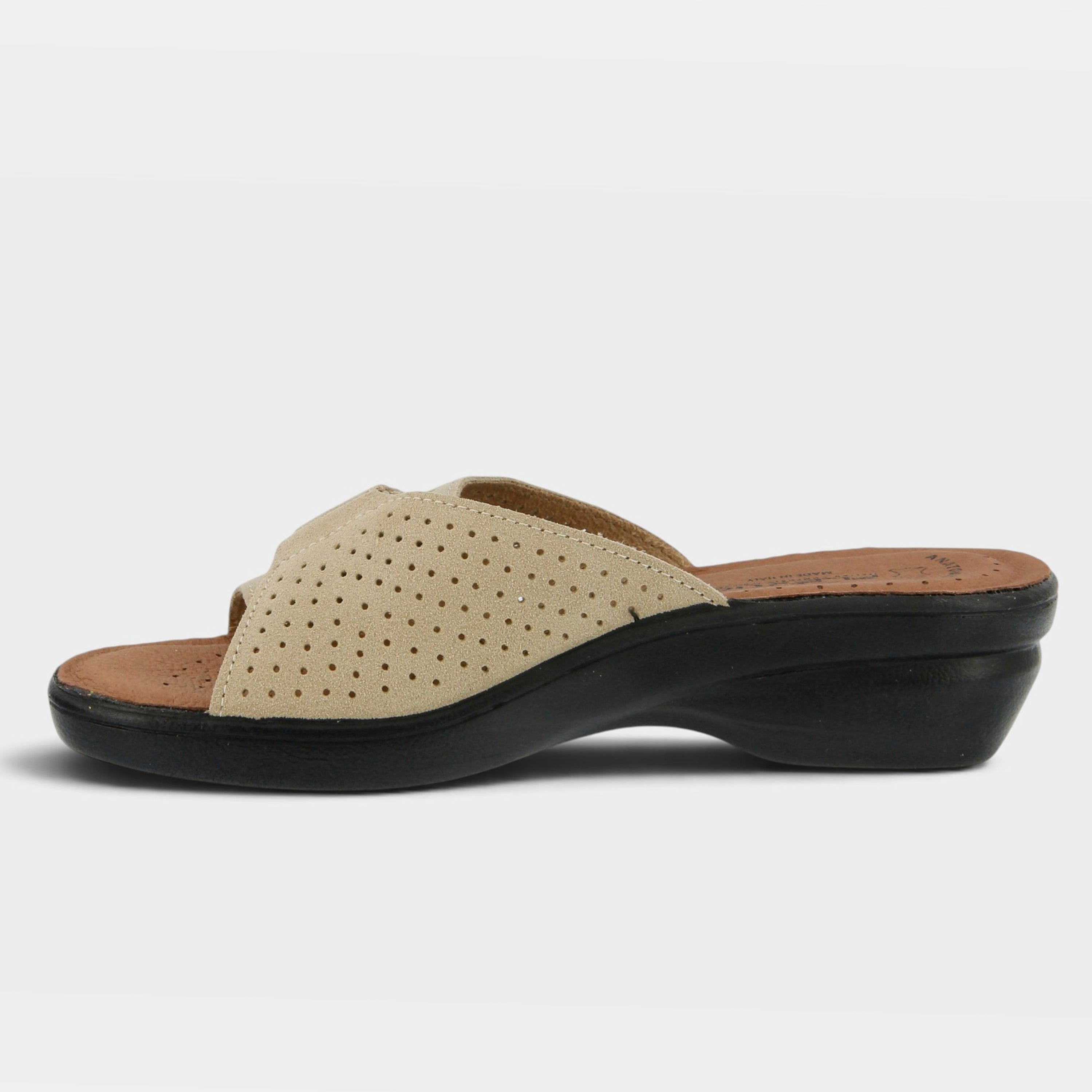 Flexus Kea Beige Suede Sandal