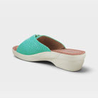 Flexus Kea Light Green Suede Sandal