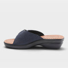 Flexus Kea Navy Suede Sandal