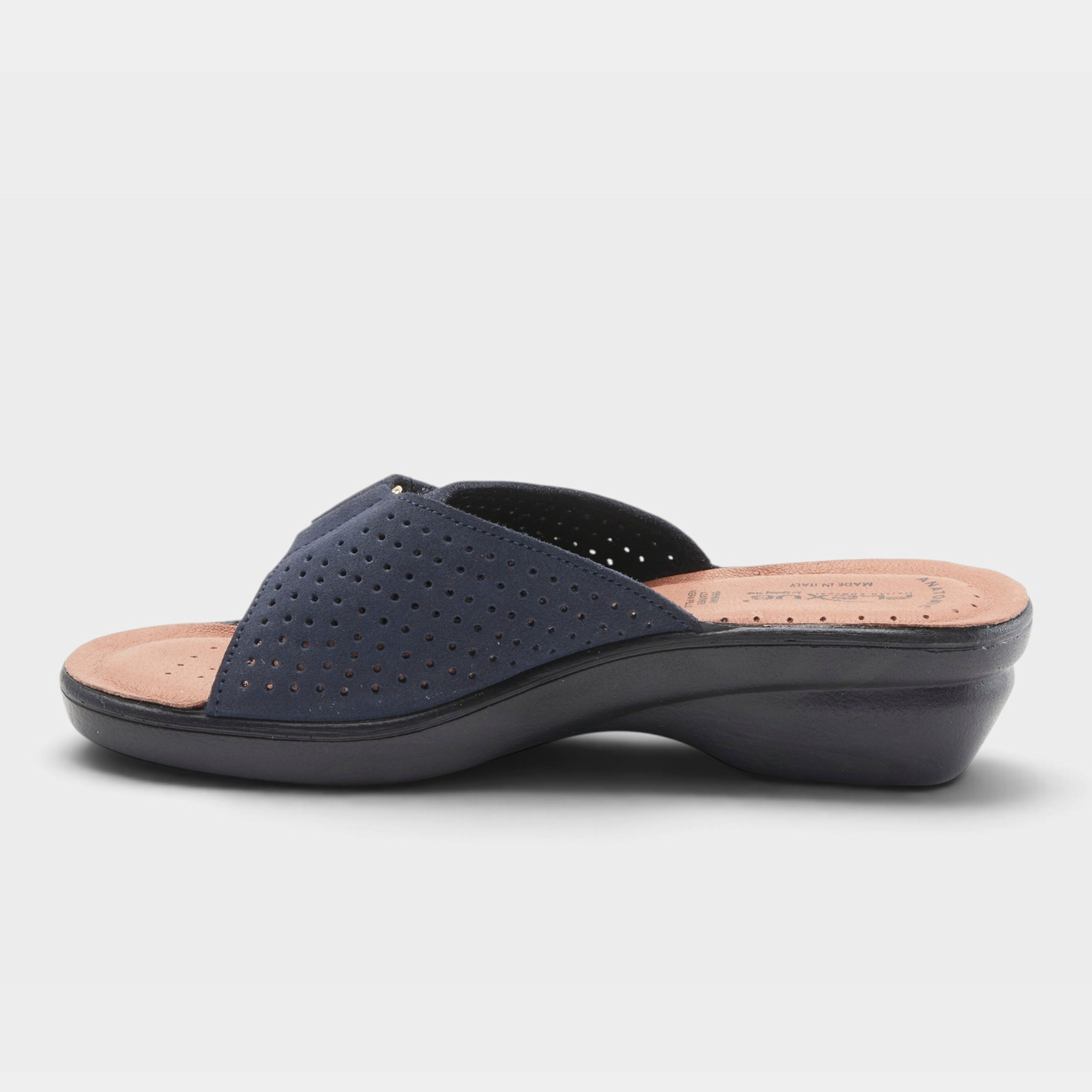 Flexus Kea Navy Suede Sandal