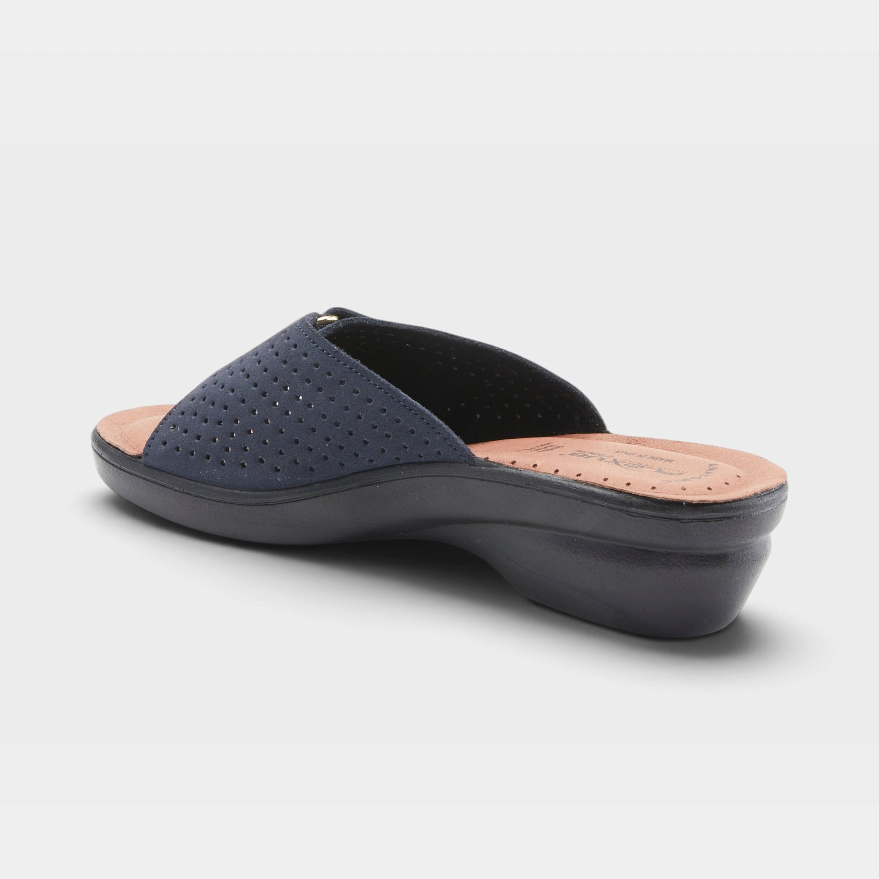 Flexus Kea Navy Suede Sandal