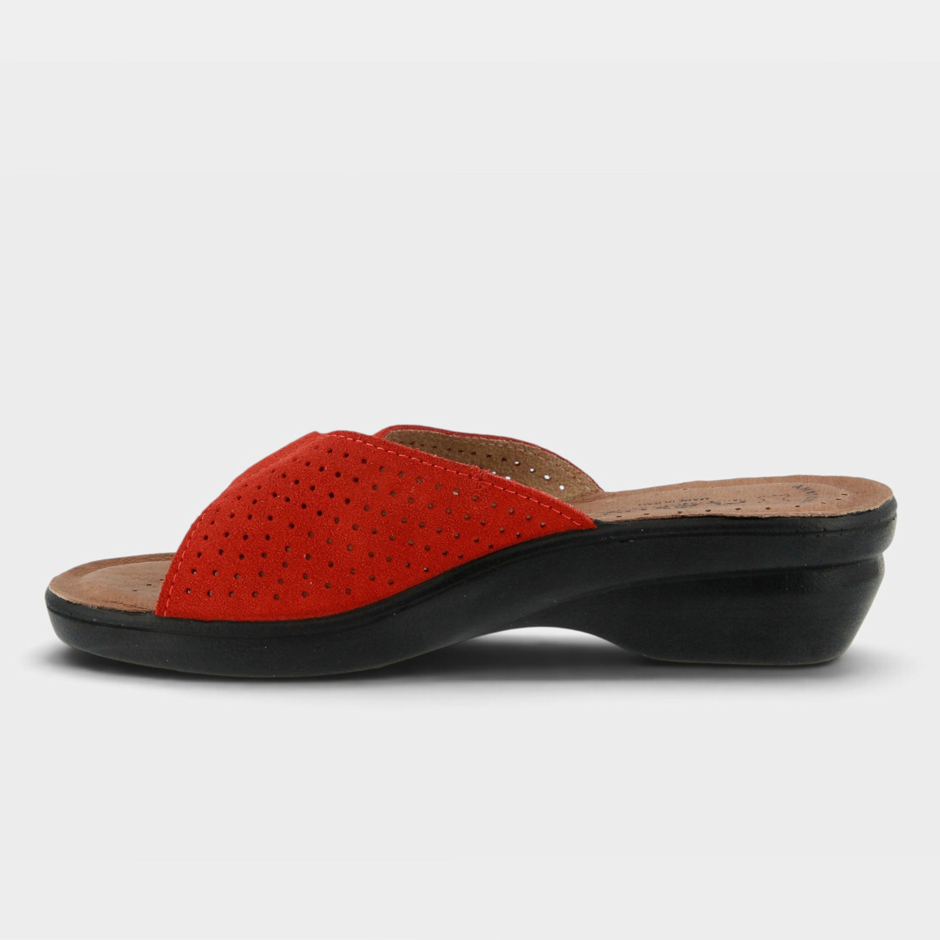Flexus Kea Red Suede Sandal