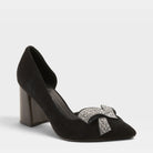 Azura Keala-Bow Black Suede Shoe