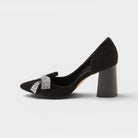 Azura Keala-Bow Black Suede Shoe