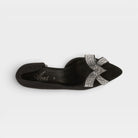 Azura Keala-Bow Black Suede Shoe
