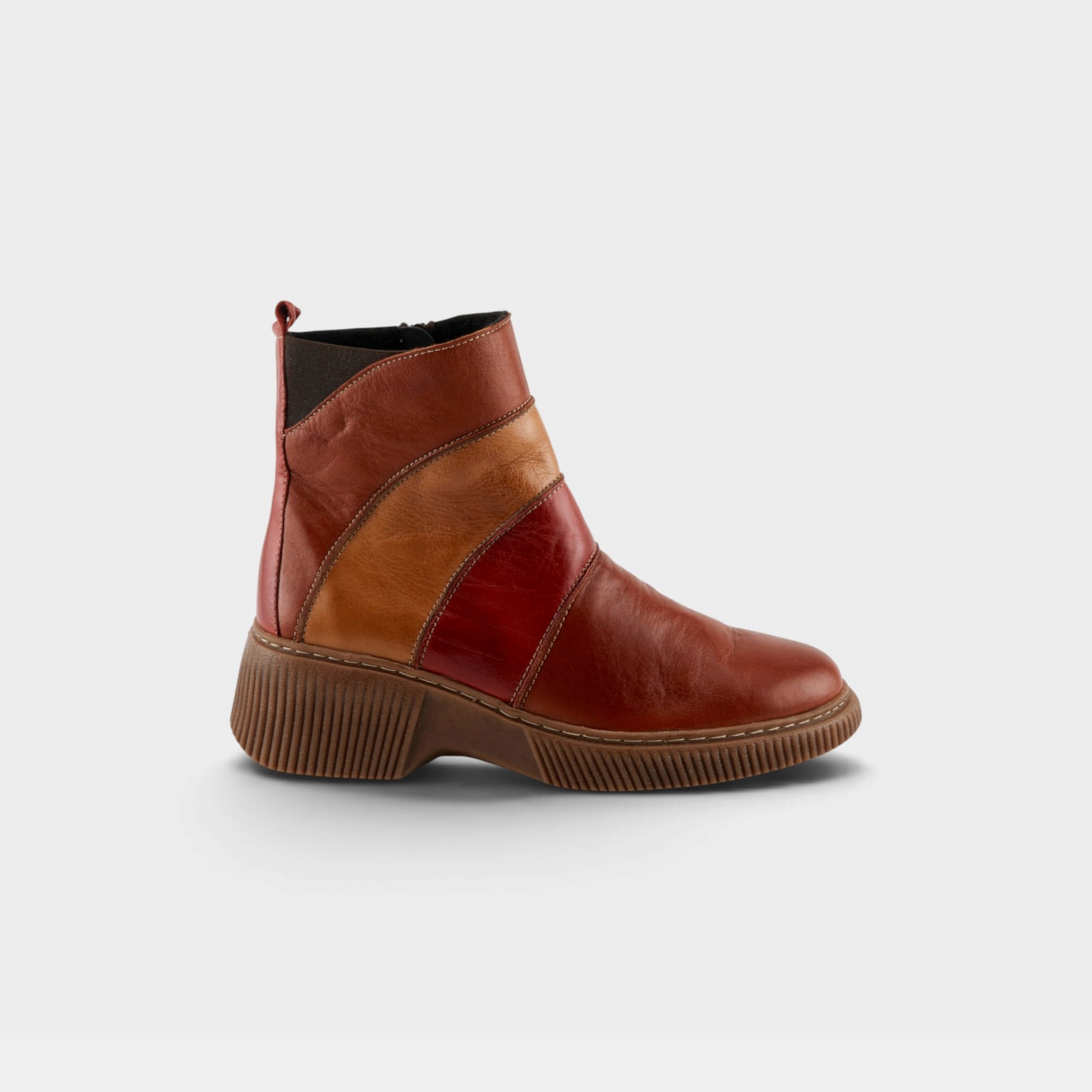 Spring Step Keeler Brown Multi Casual Boot