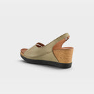 Spring Step Kelsy Sage Green Wedge Sandal