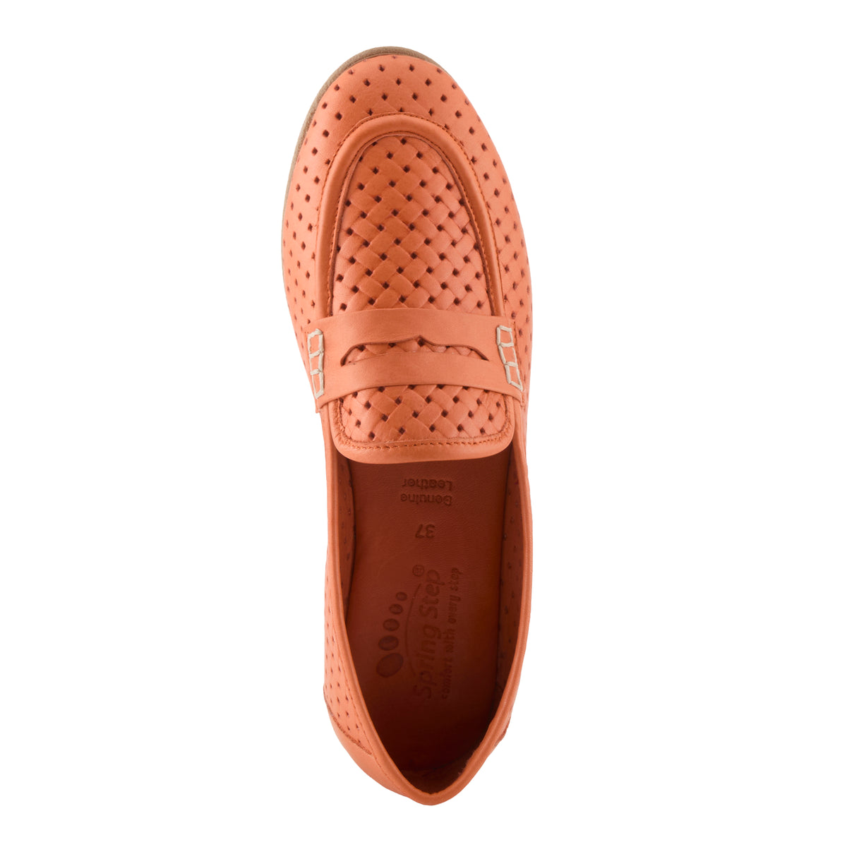 Spring Step SPRING STEP KHAZA SHOES shoe in coral with comfortable everyday design