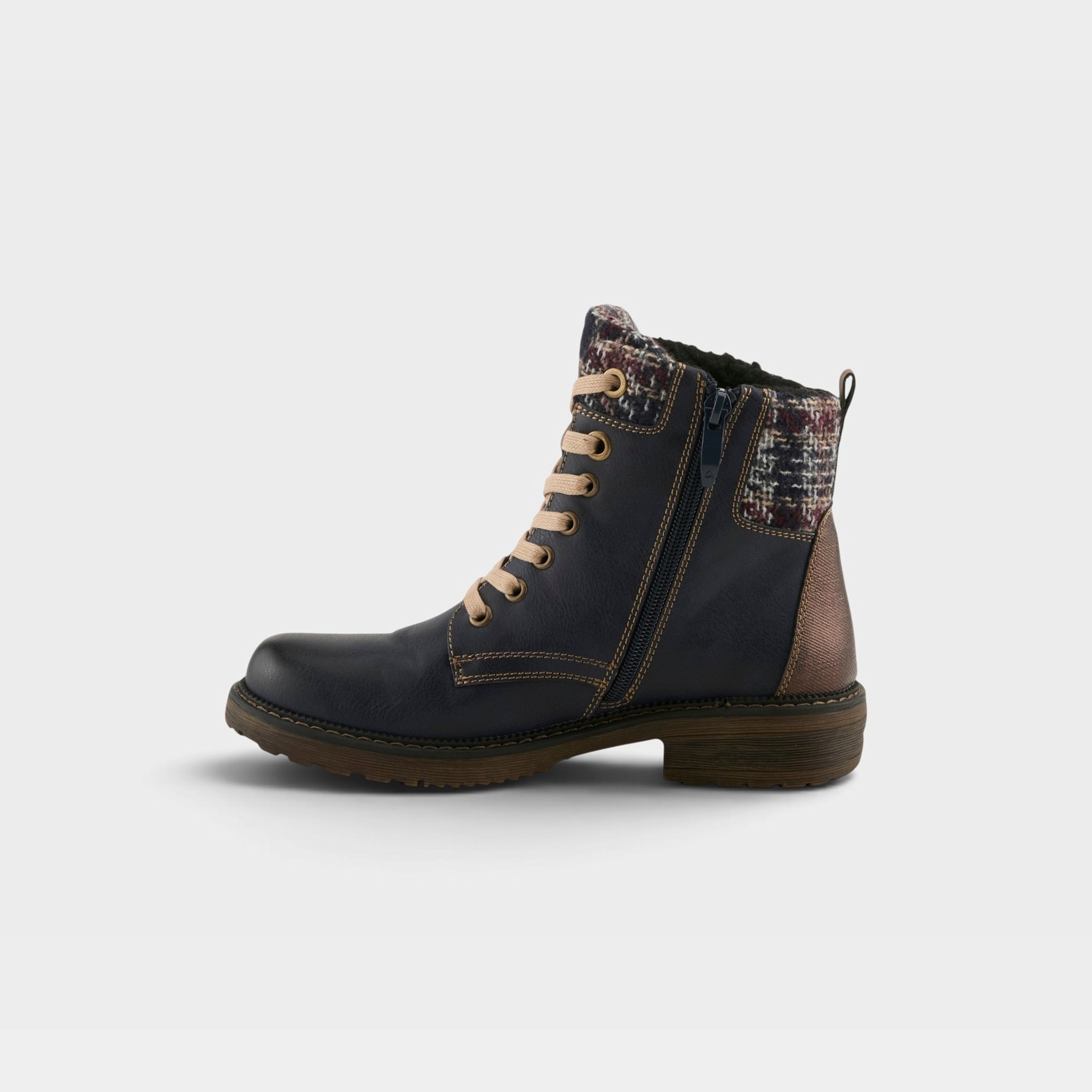 Spring Step Relife Khazera Navy Bootie