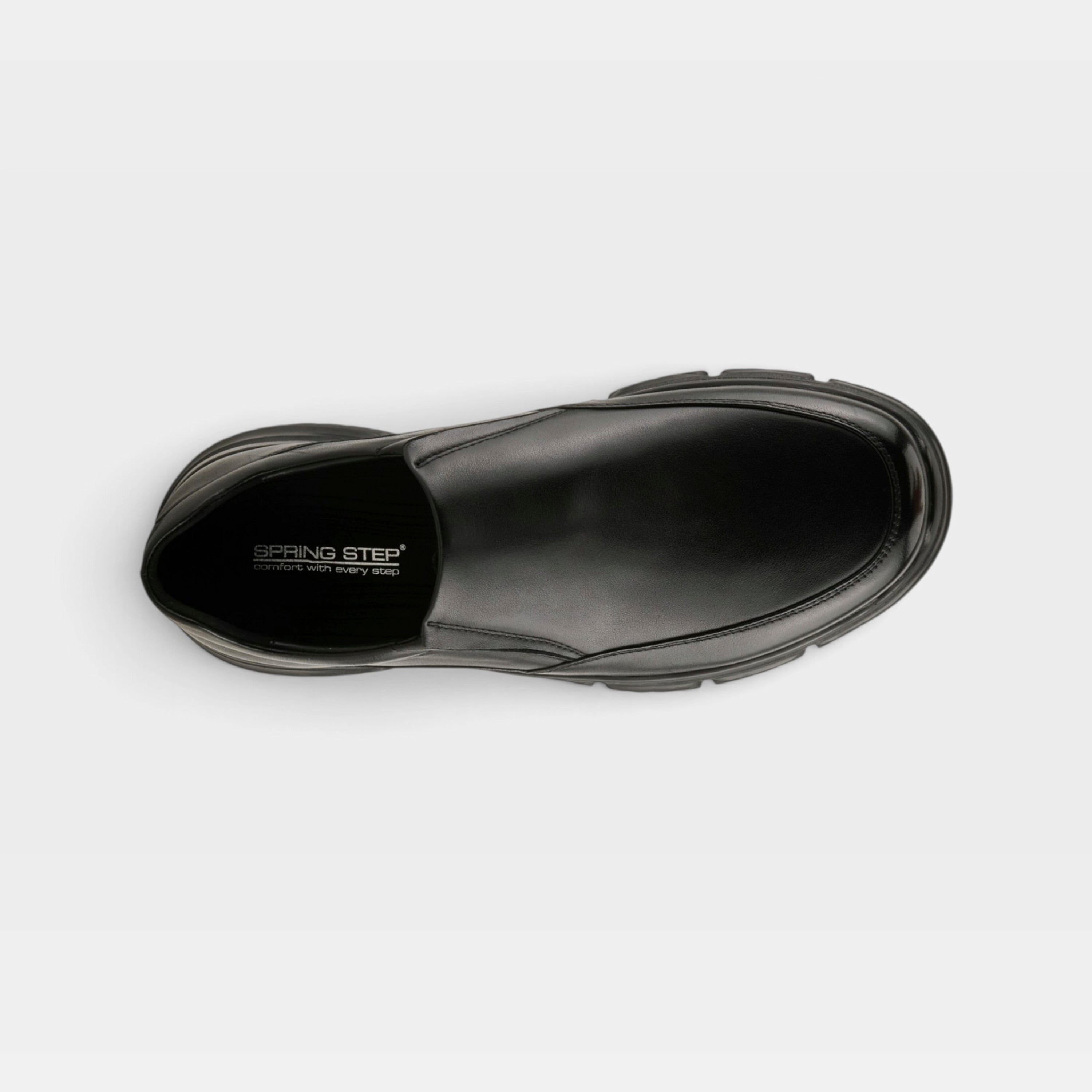 Spring Step Men Kirk Black Shoe
