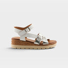 Spring Step Kirra White Multi Casual Sandal