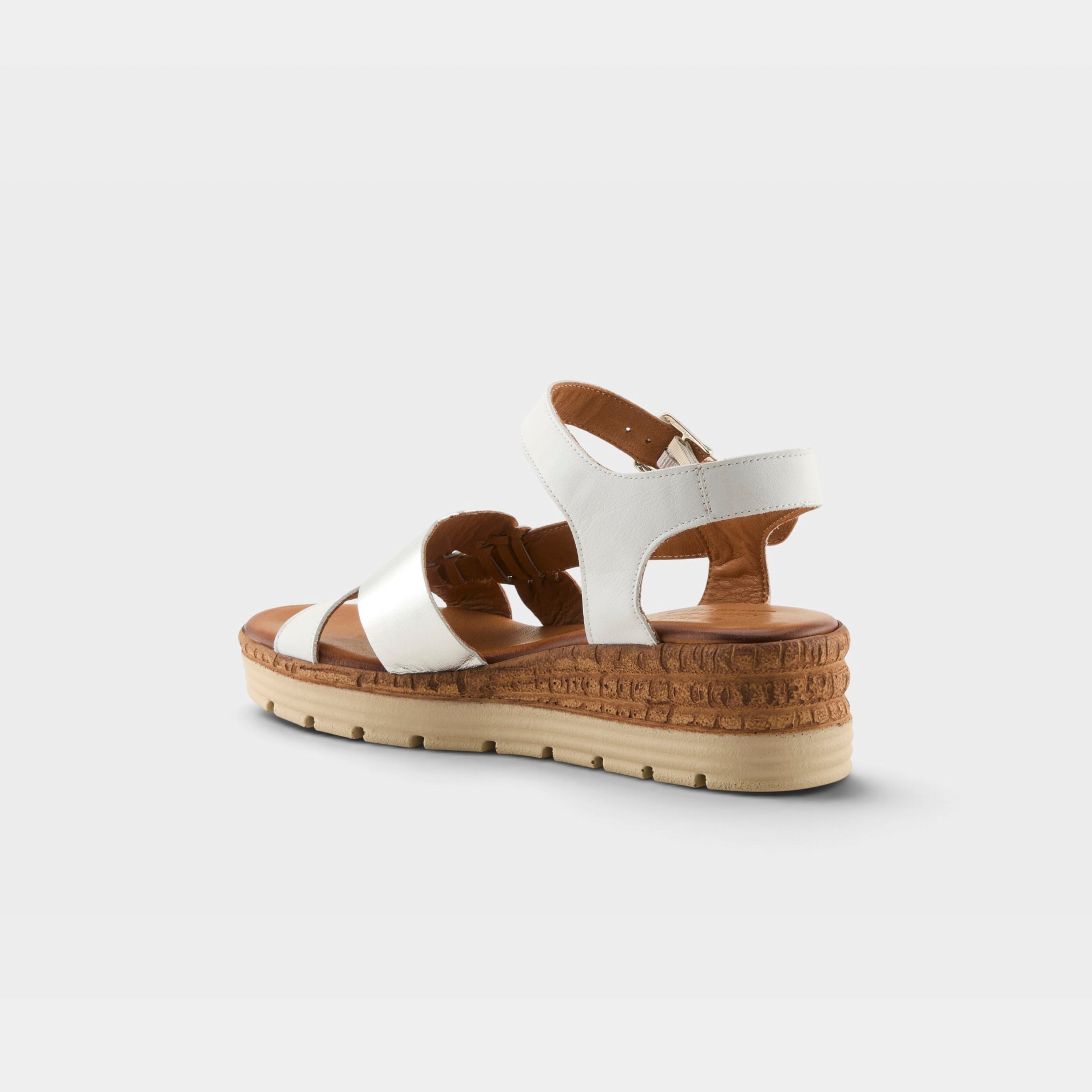 Spring Step Kirra White Multi Casual Sandal