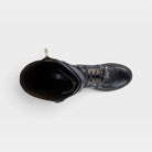 L'Artiste Kisha-Boss boots in Black Multi, top view