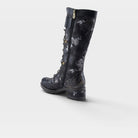 L'Artiste Kisha-Boss boots in Black Multi, alternate angle view