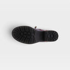 L'Artiste Kisha-Boss boots in Plum Multi, outsole view