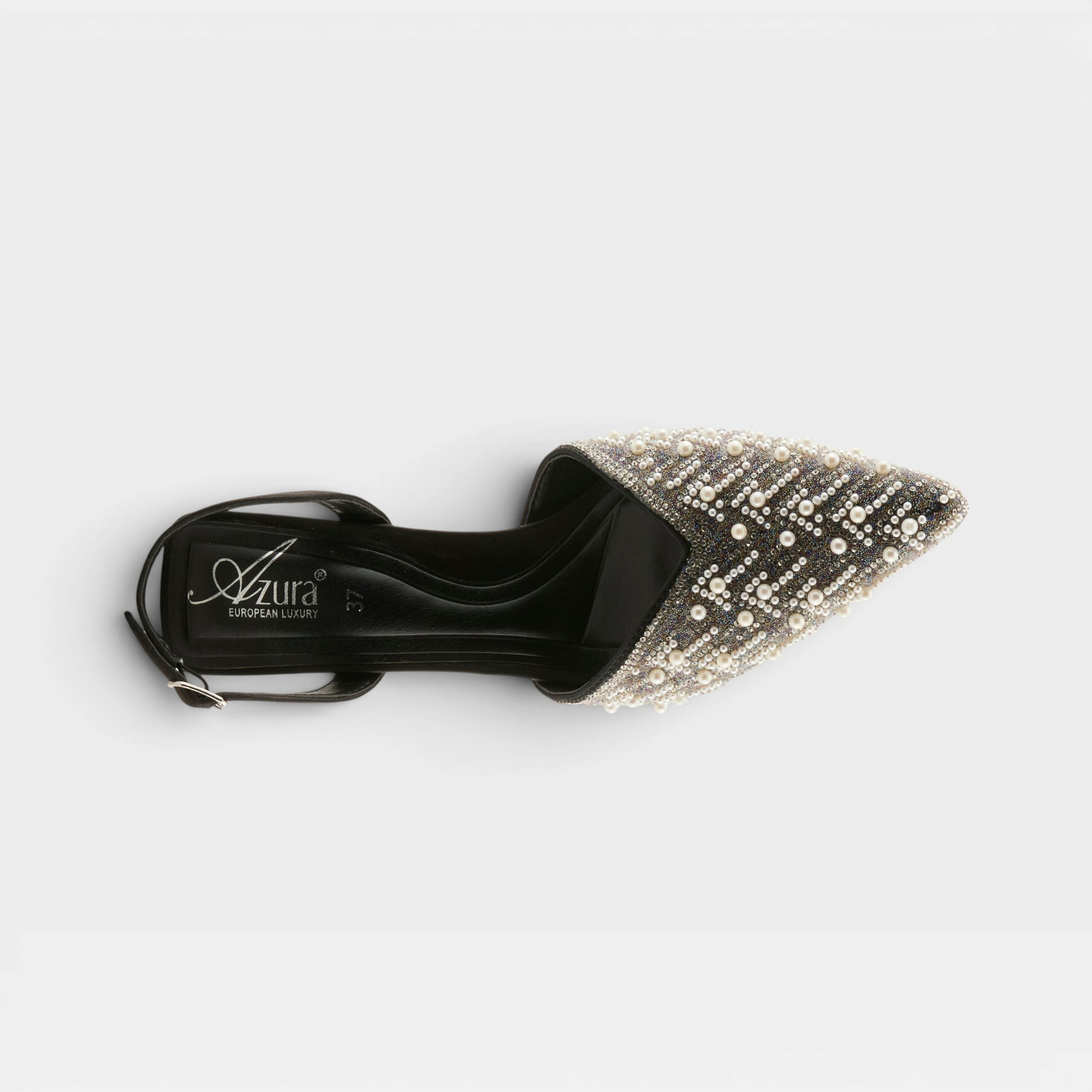 Azura Kitkatclub Black Multi Shoe