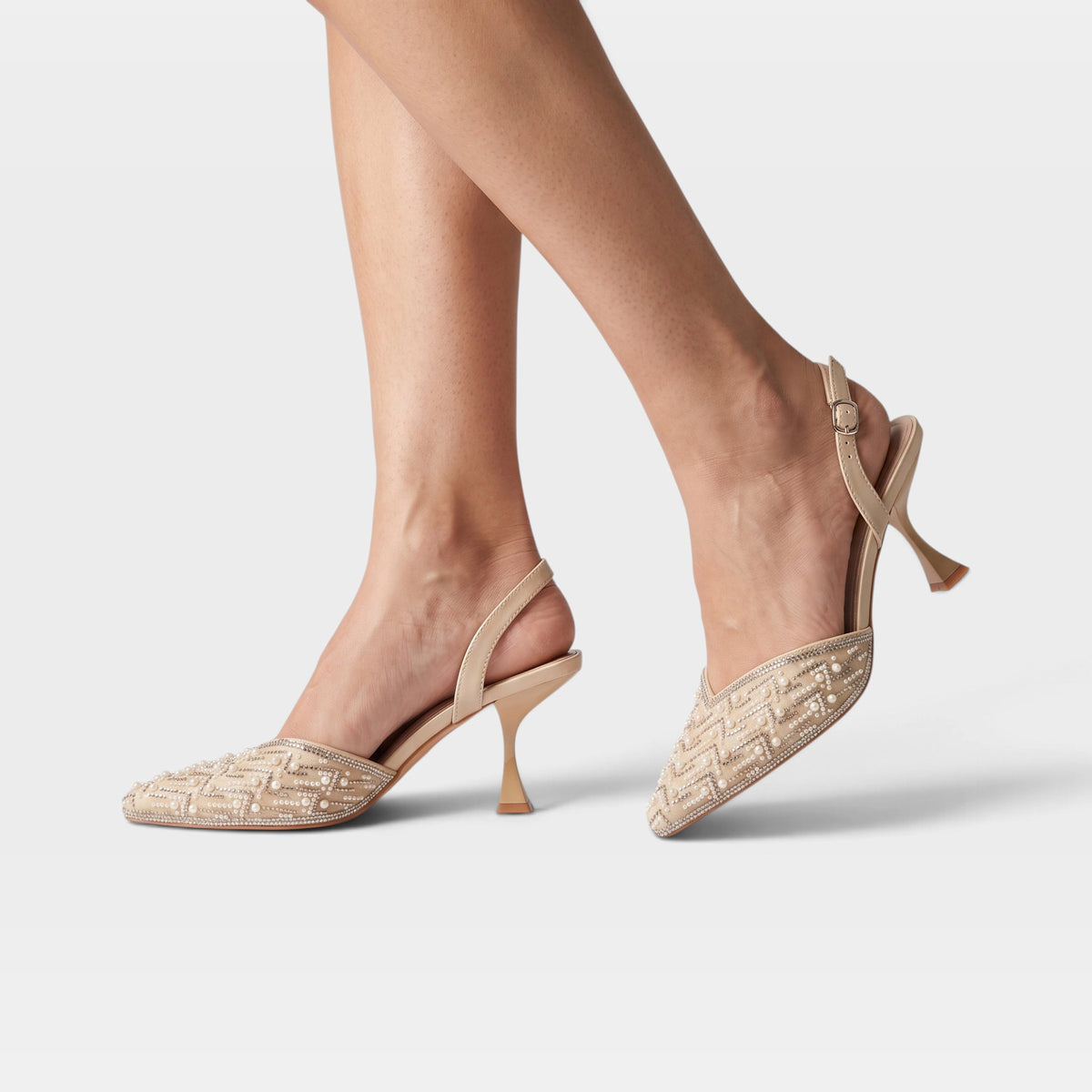 Azura Kitkatclub Soft Gold Multi Shoe