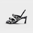 Azura Knotted Black Multi Sandal