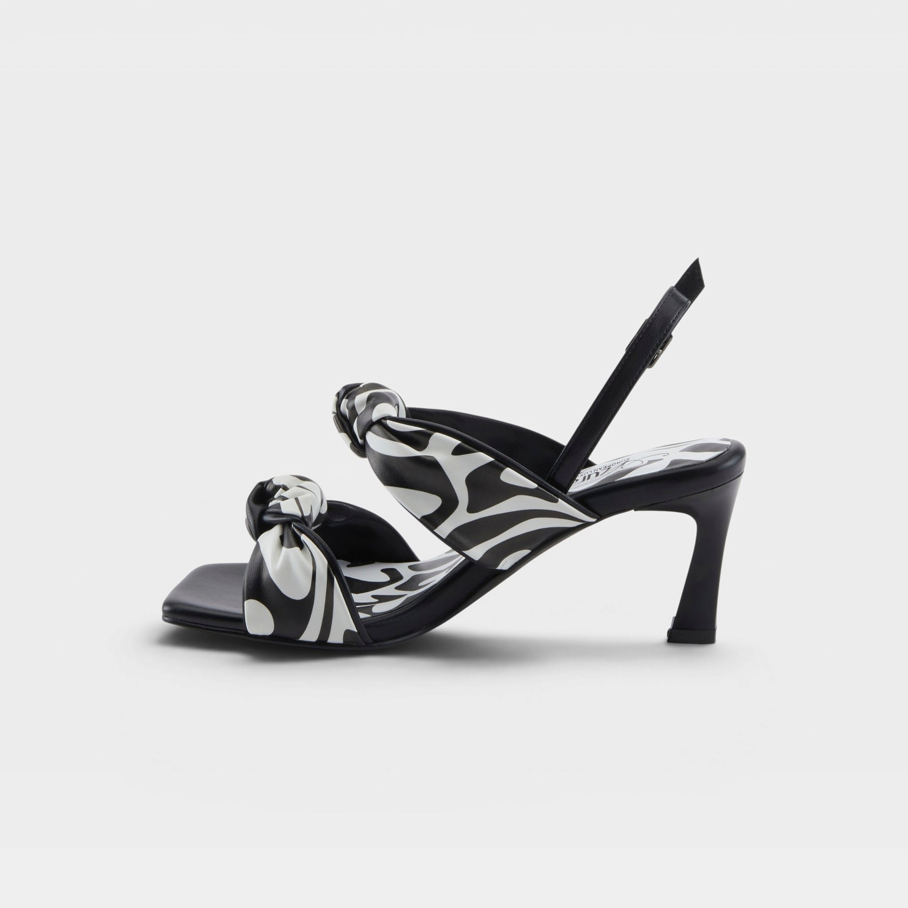 Azura Knotted Black Multi Sandal