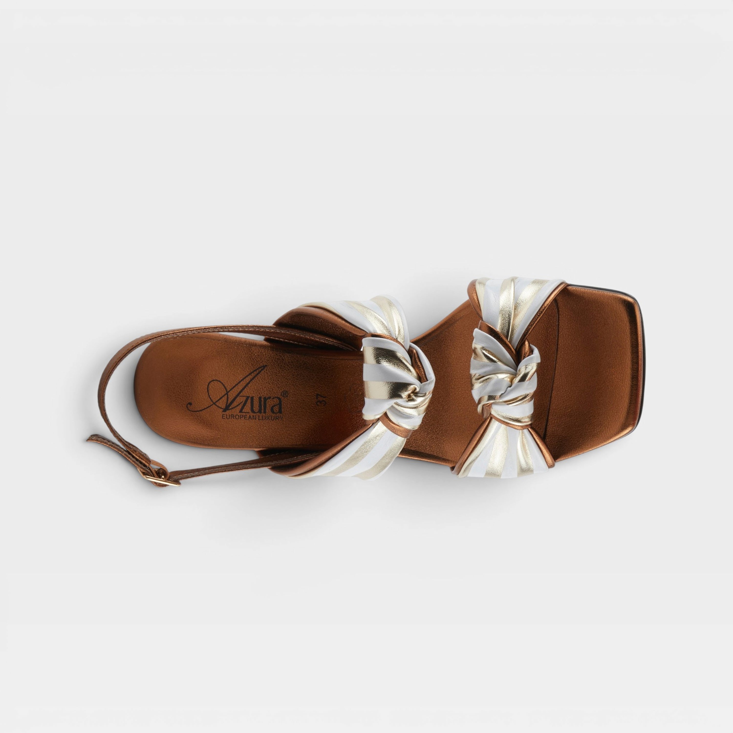 Azura Knotted Bronze Multi Sandal