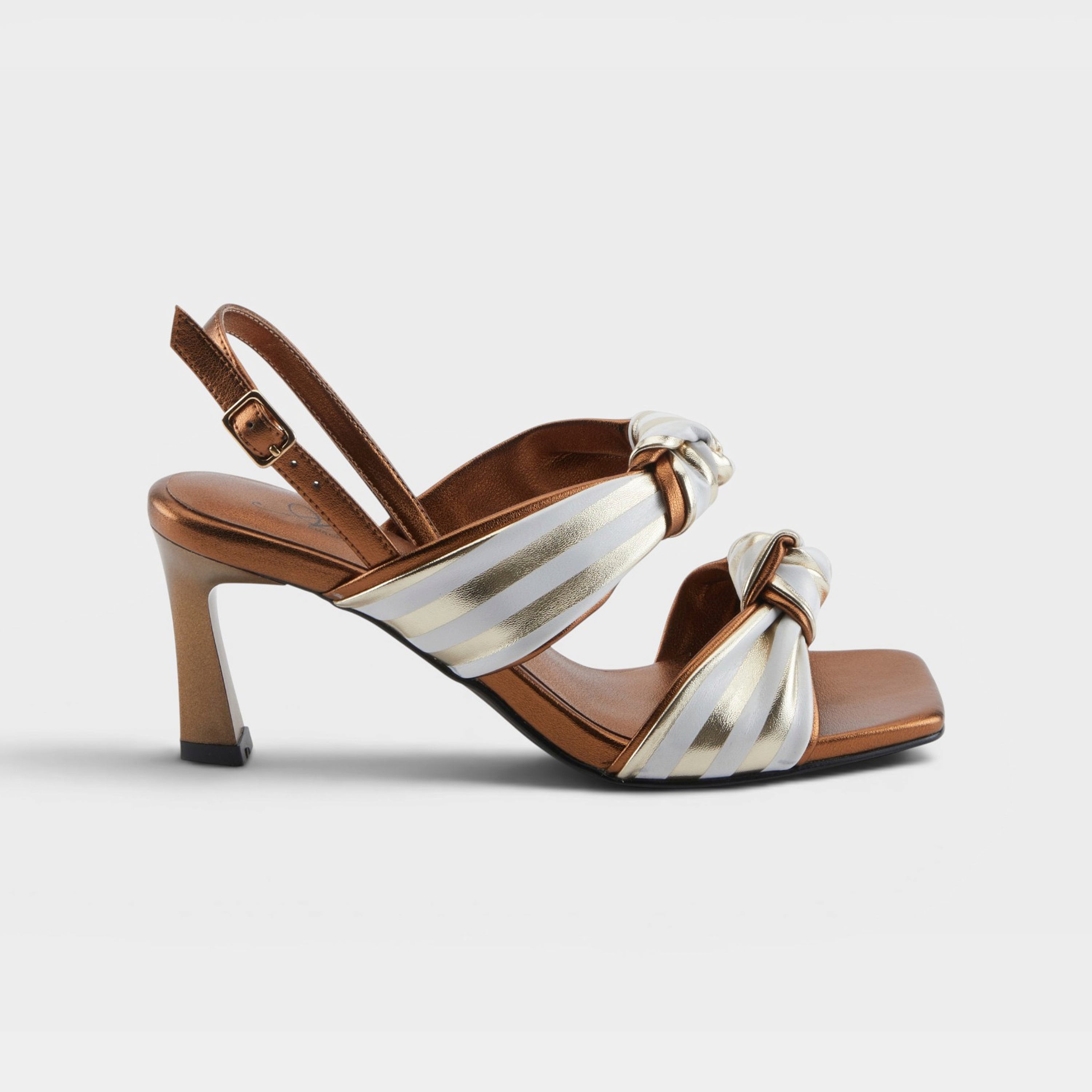 Azura Knotted Bronze Multi Sandal