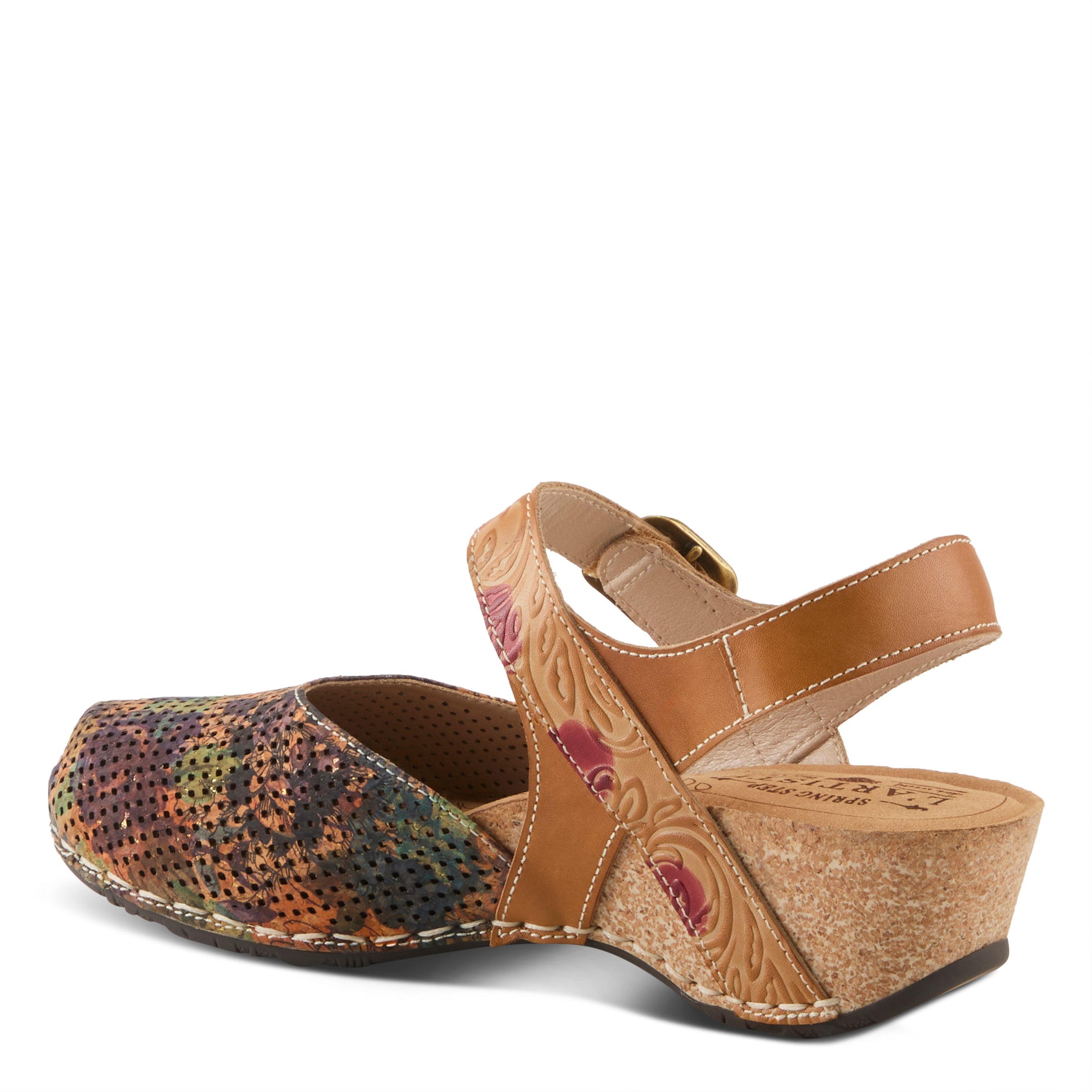 L'Artiste Koraline Comfortable Wedge Sandals – Spring Step Shoes