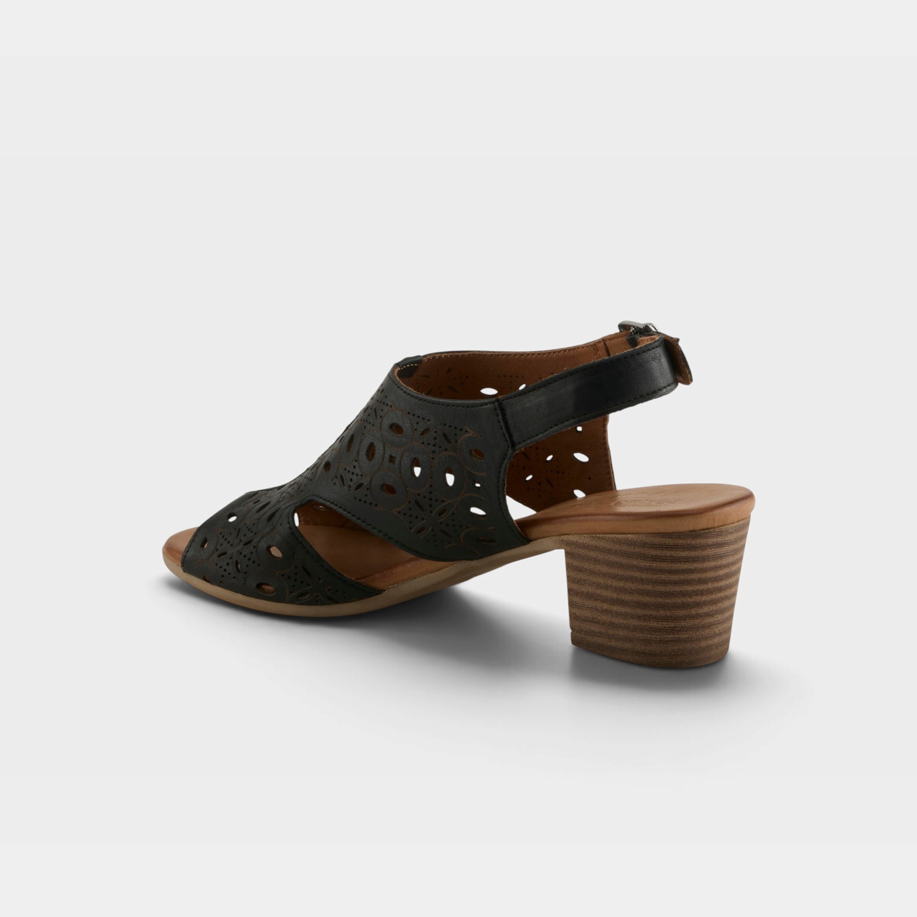 Spring Step Kovach Black Slingback Sandal