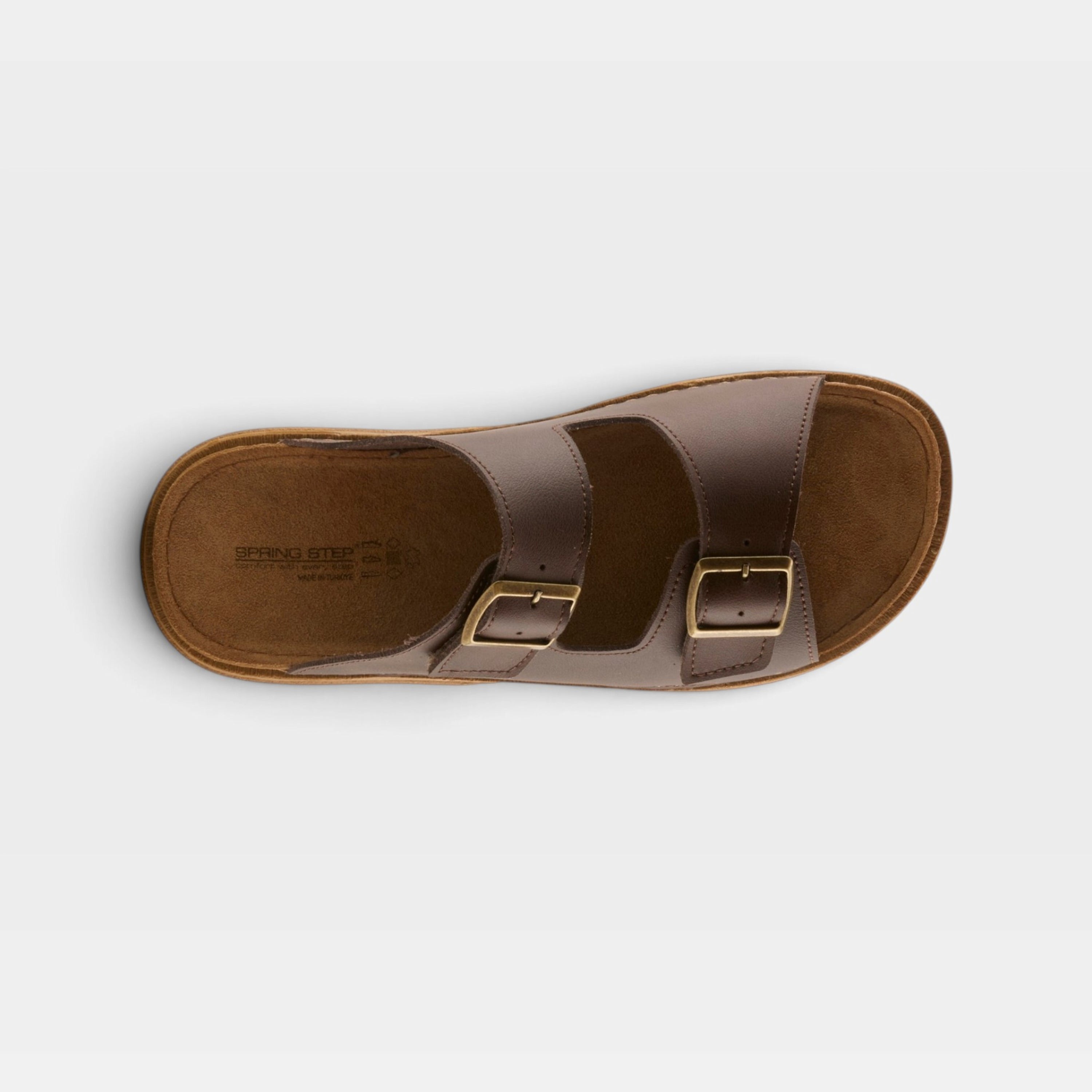 Spring Step Men Kovan Brown Sandal