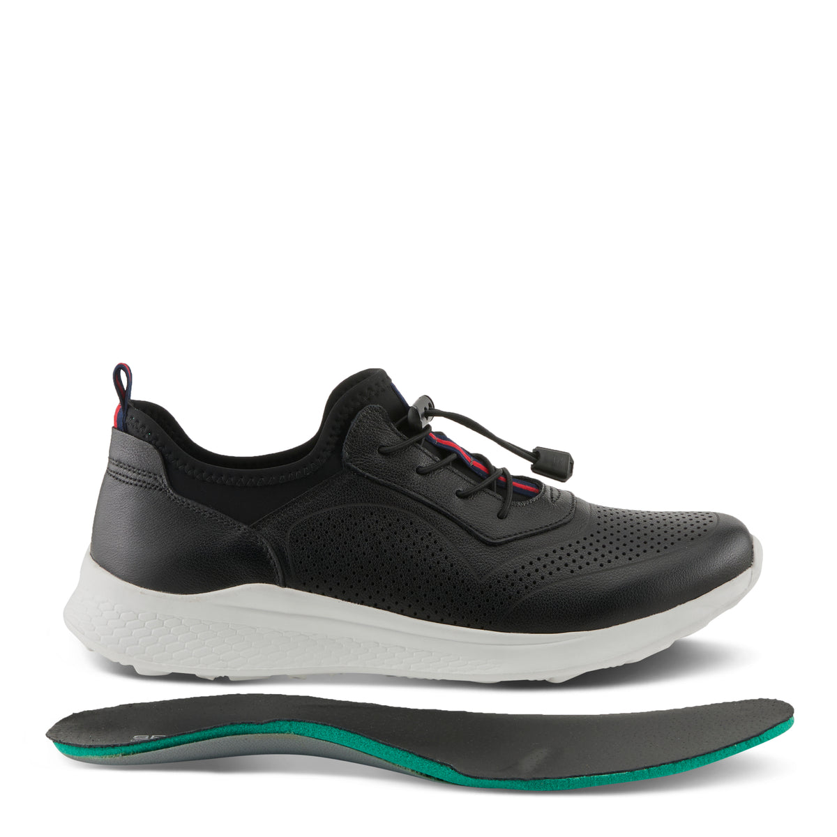 Spring Step SPRING STEP MEN KRIS SNEAKERS sneaker in black with comfortable everyday design