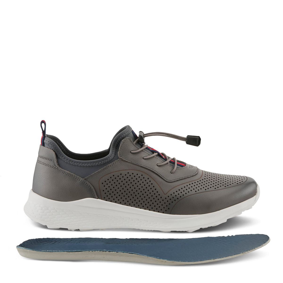 Spring Step SPRING STEP MEN KRIS SNEAKERS sneaker in grey with comfortable everyday design