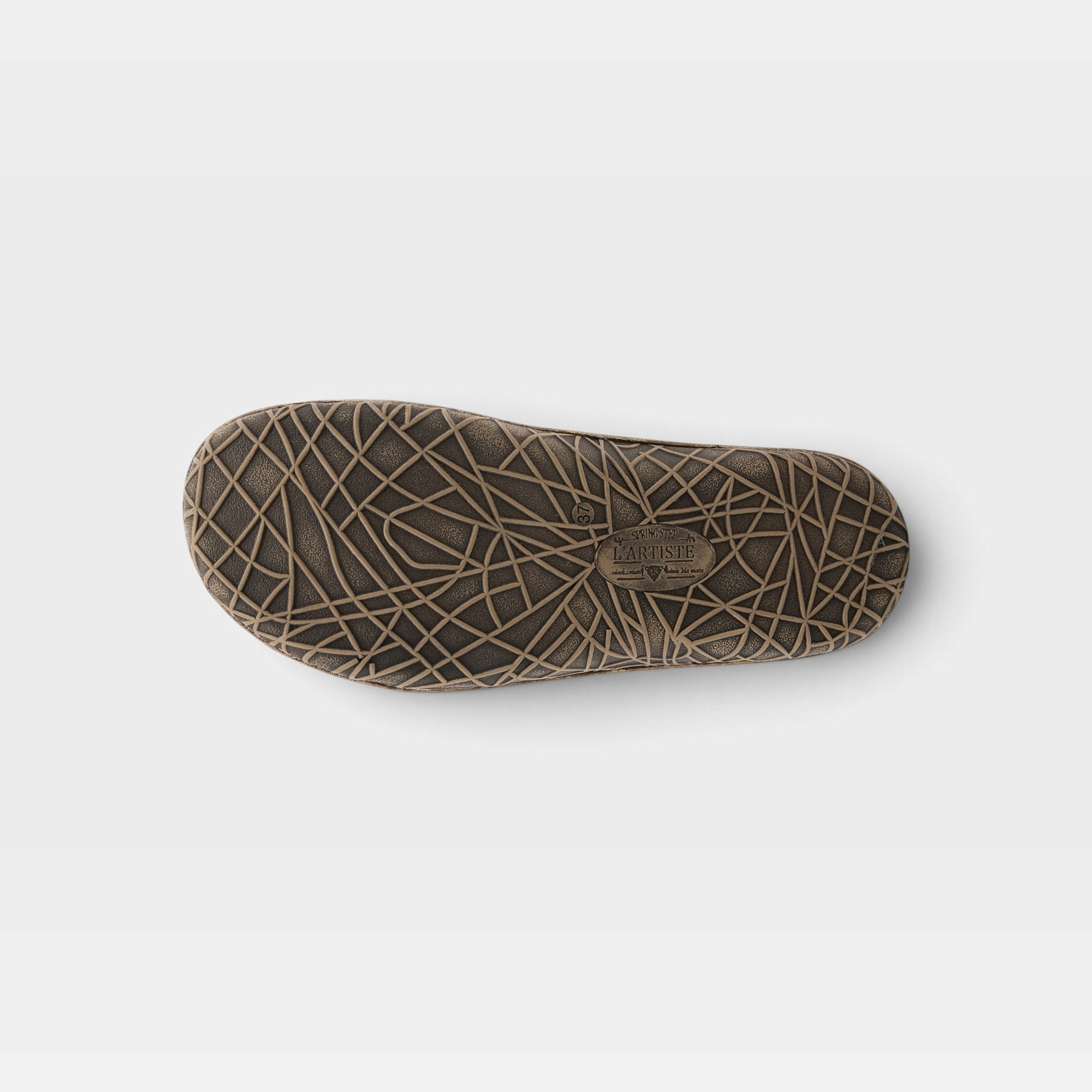 L'Artiste Kysandra-Fleur Mary Jane shoes in Blue Multi, outsole view