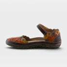 L'Artiste Kysandra-Fleur Mary Jane shoes in Purple Multi, side view