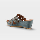 Spring Step Labarnas Blue Slide Sandal