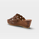 Spring Step Labarnas Brown Slide Sandal