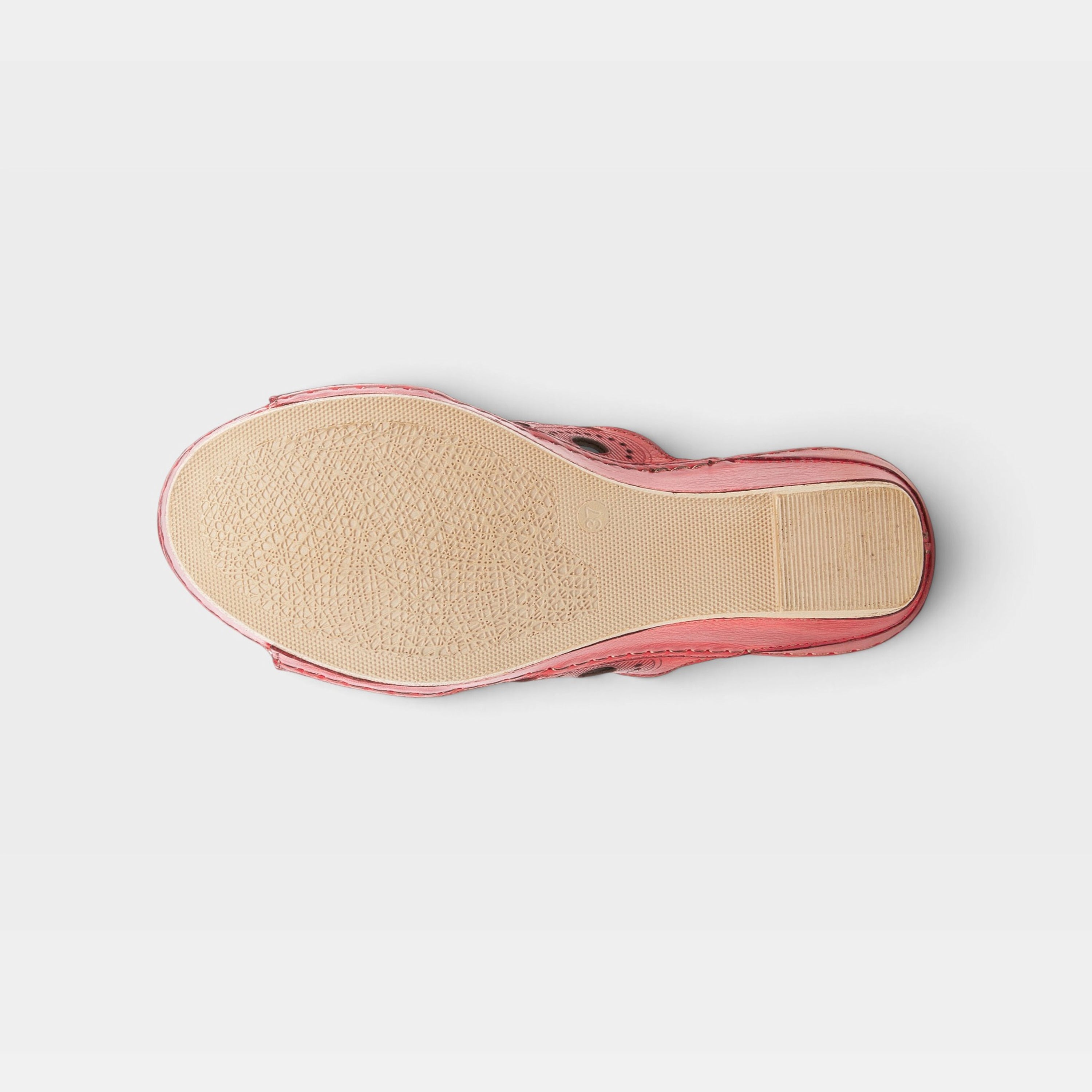 Spring Step Labarnas Red Slide Sandal