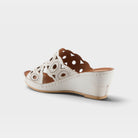 Spring Step Labarnas White Slide Sandal