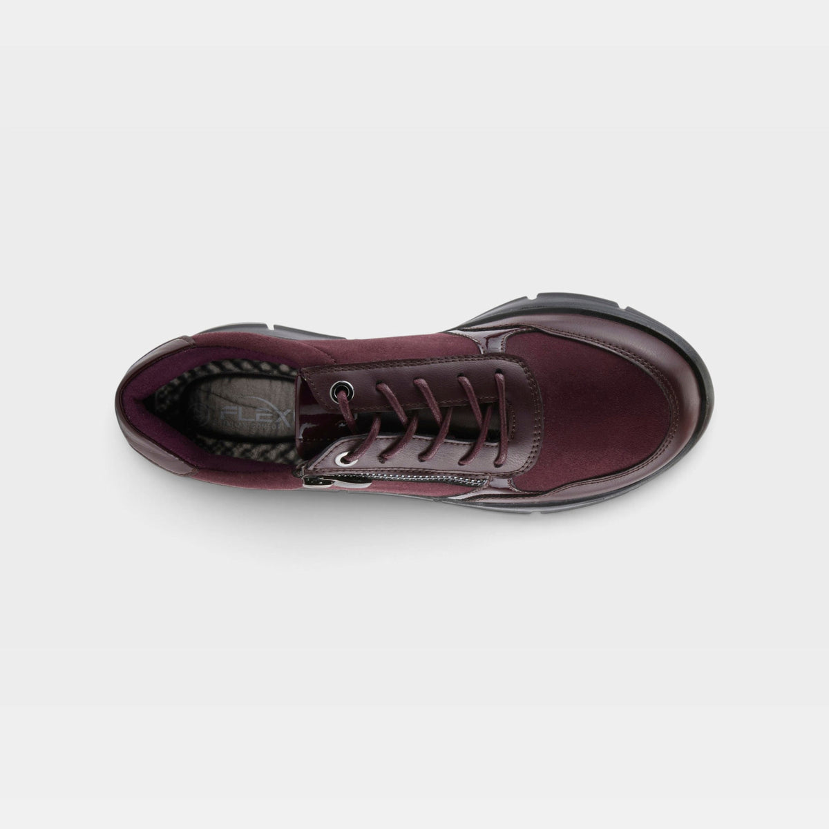 Flexus Lacona Bordeaux Sneaker