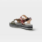 L'Artiste Laga slingback sandals in Plum Multi, alternate angle view