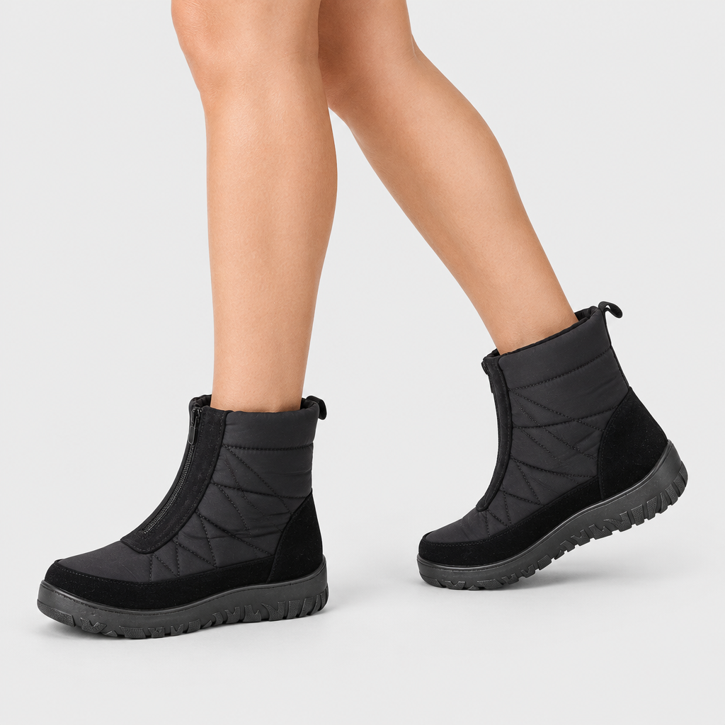 Flexus Lakeeffect Black Boot - on-foot view