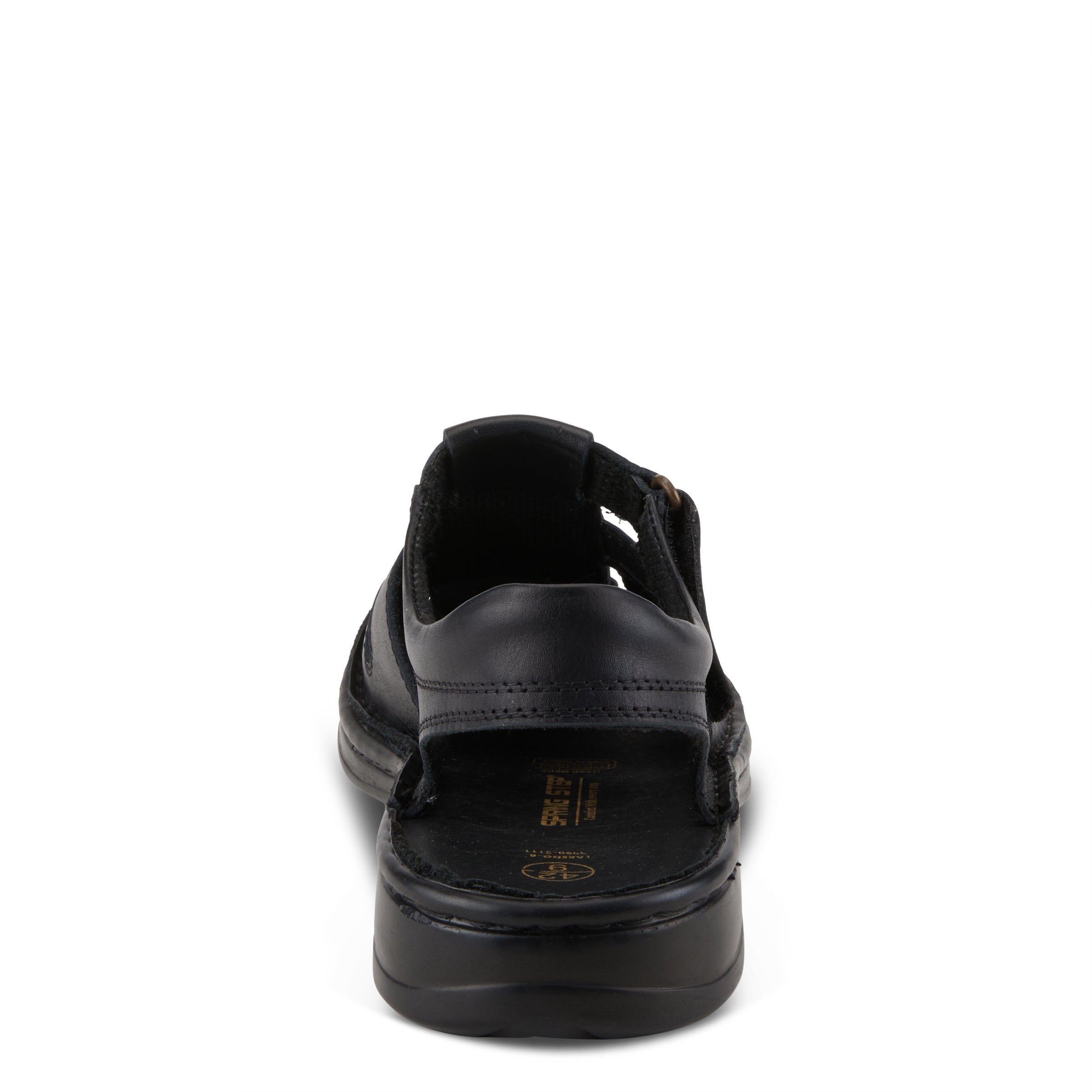 限定値下げ！FOOTWORKS Sandals_Grained leather Men's Barak Leather Closed-Toe Sandals - Brown