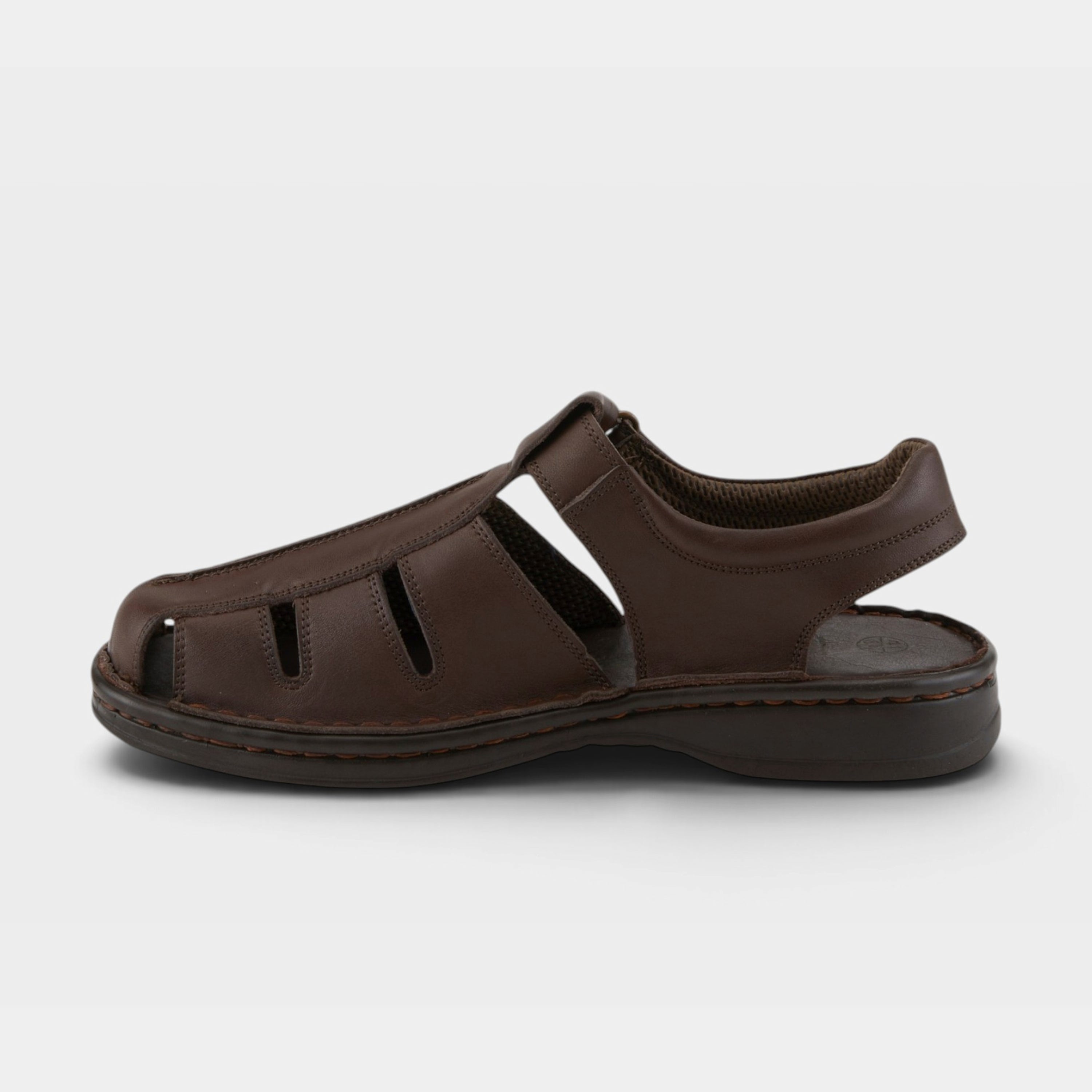 Spring Step Men Laredo Dark Brown Sandal