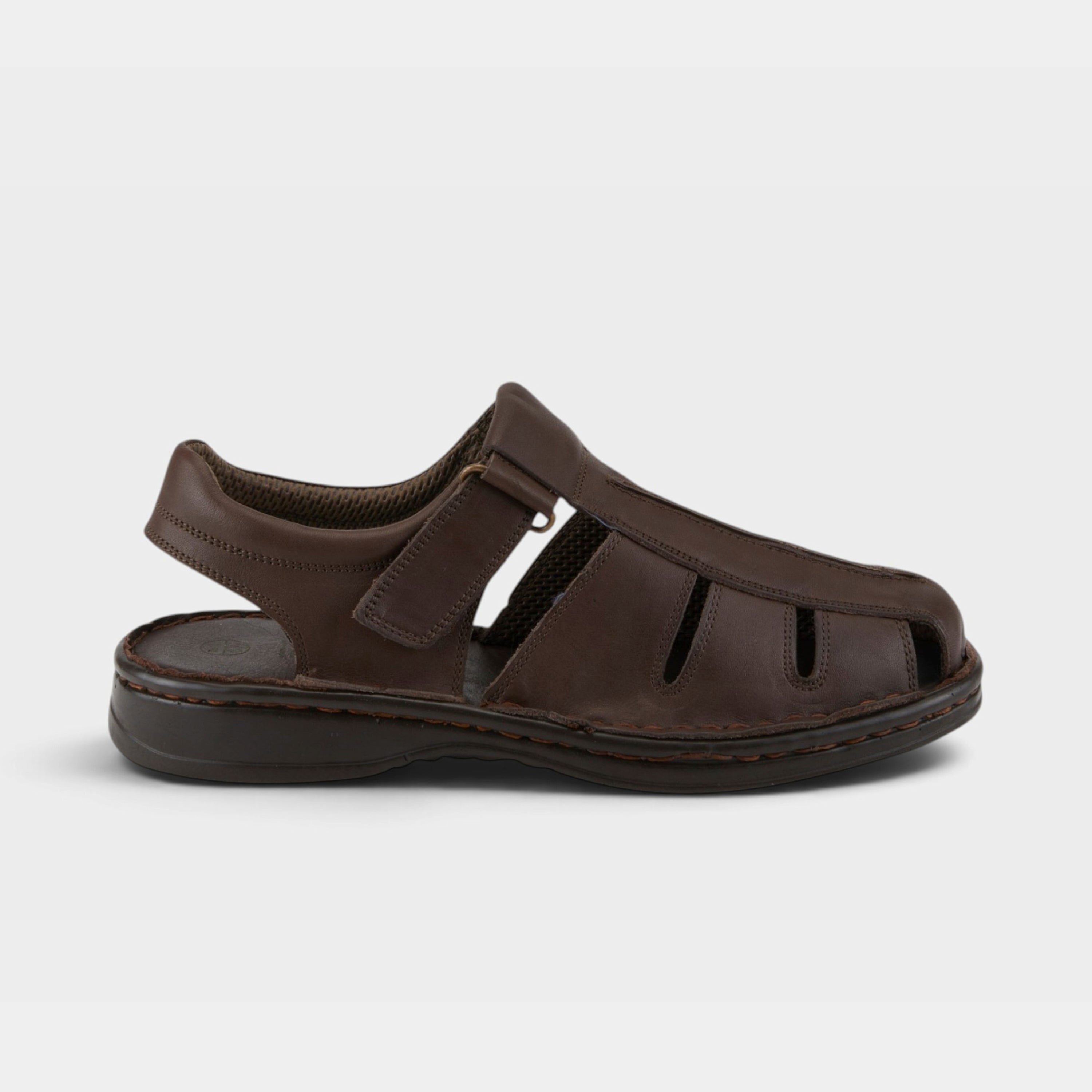 Spring Step Men Laredo Dark Brown Sandal