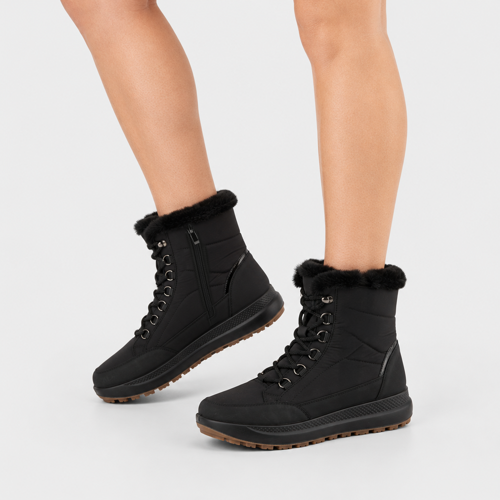 Flexus Laroui Black Boot - on-foot view